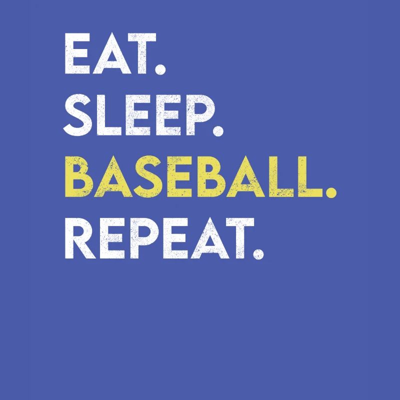 manger dormir baseball répéter