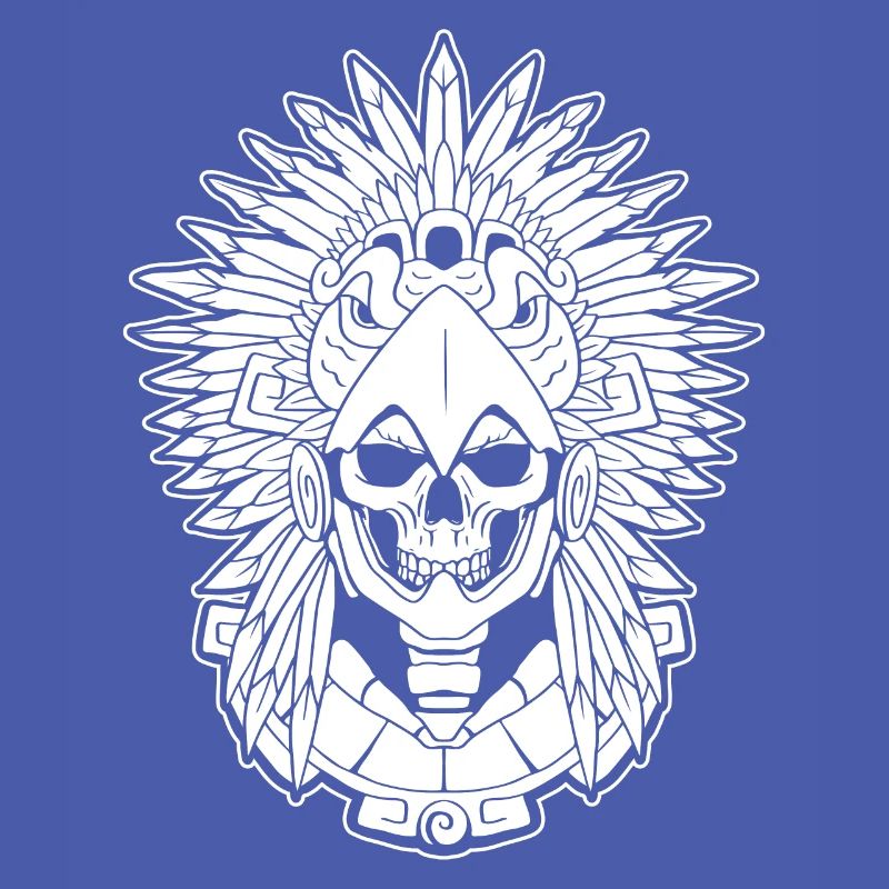 Aztec Eagle Warrior Mayan Skull Inca