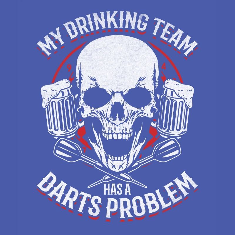 My drinking team has a darts problem darts player