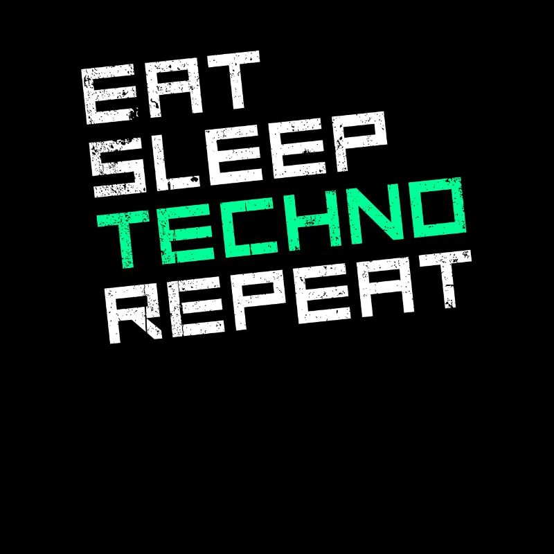 manger du sommeil techno répéter