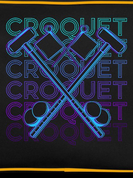 Croquet Player Retro Gift
