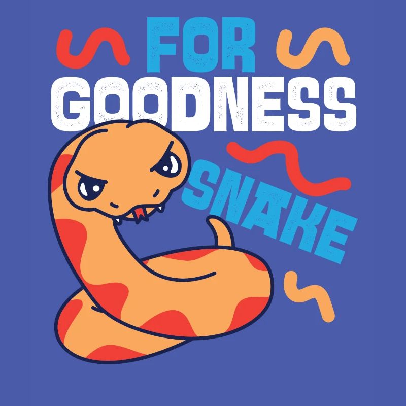 Snake Serpent Pun For Goodness