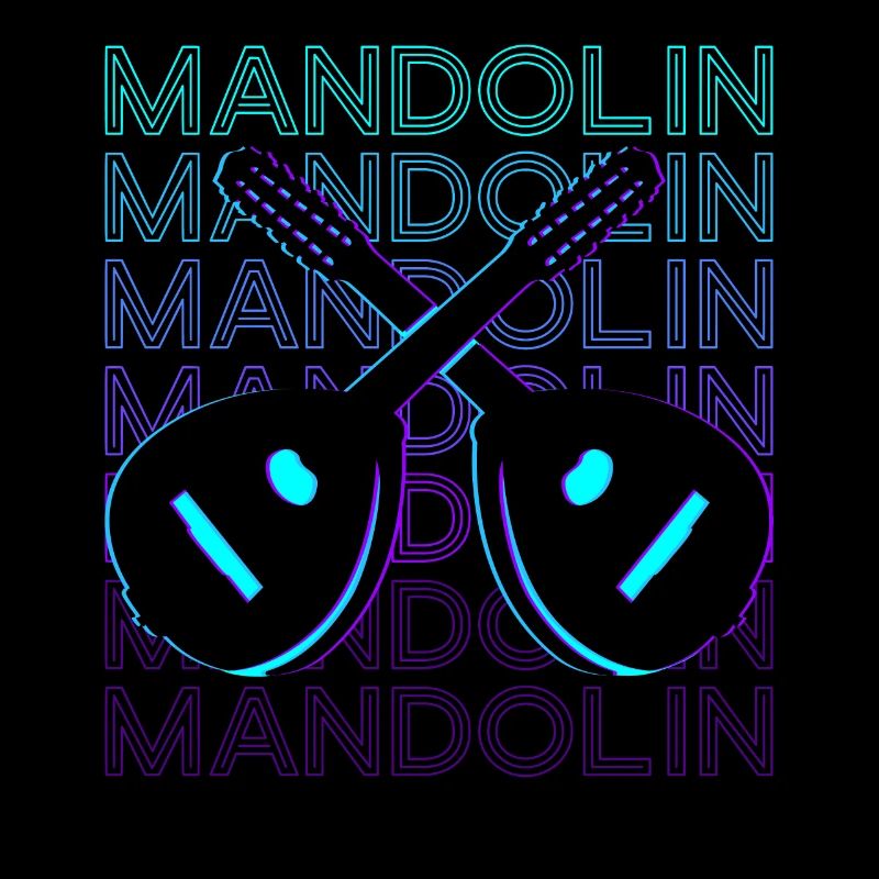 Mandoline Gitarre Retro