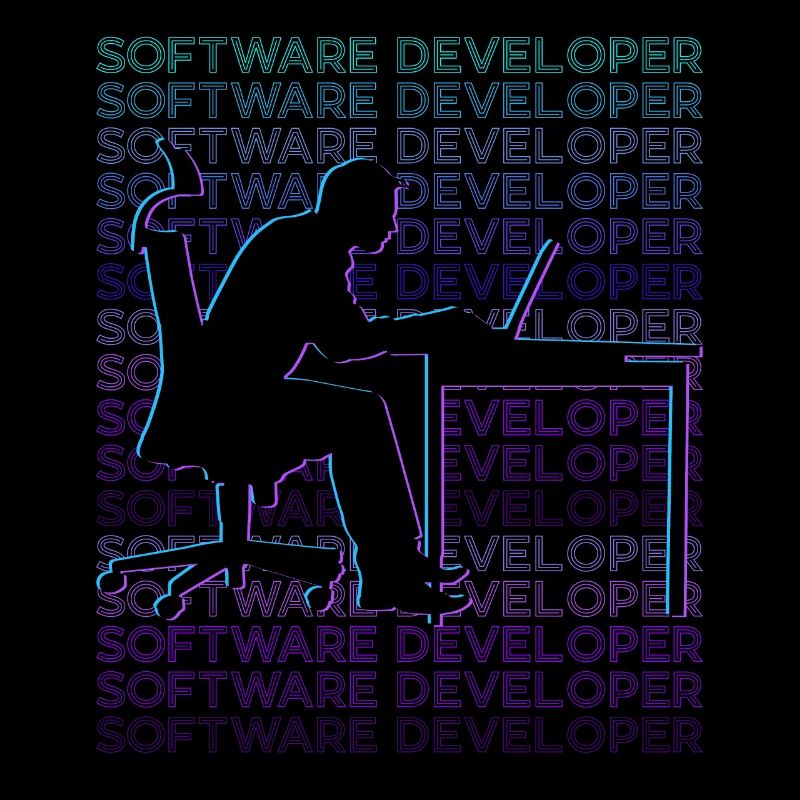 Software-Entwickler Software-Entwicklung Retro