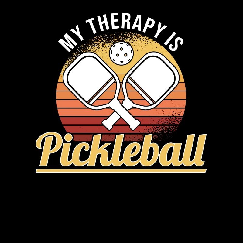 Pickleball Retro Love Dinking Pickleball Player