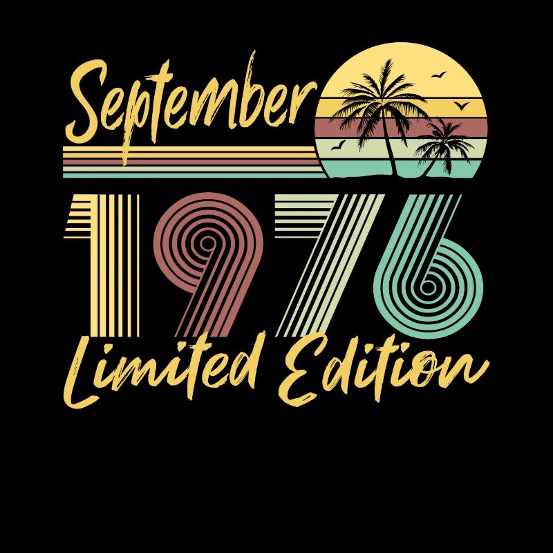 September 1976 Limited Edition Geburtstag Geschenk