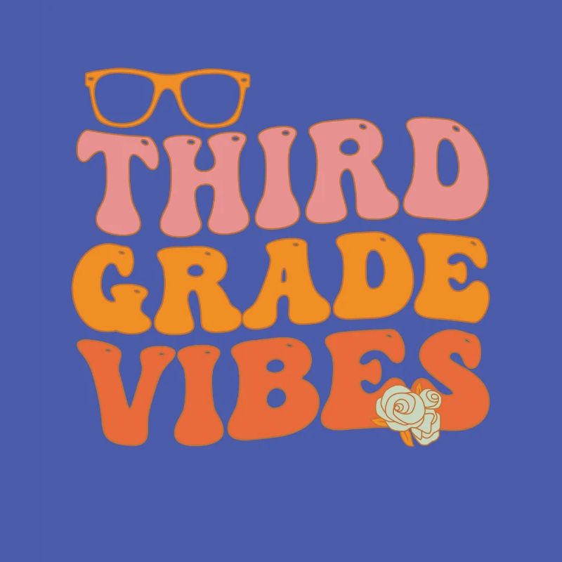 Third Grade Vibes - 3rd Grade Team Retro 1st Day