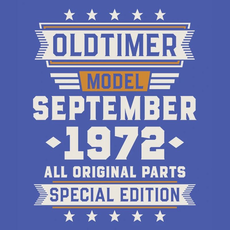 Oldtimer September 1972 Birthday Gift