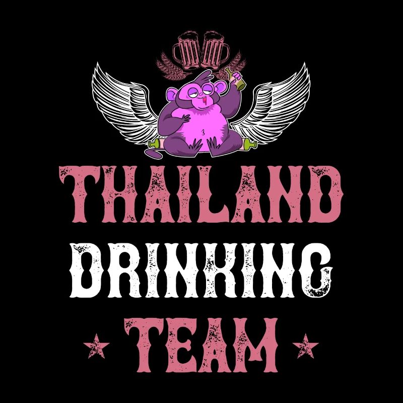 Équipe de consommation d’alcool en Thaïlande