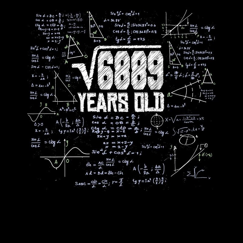 Square Root of 6889 Math Nerd 83rd Birthday