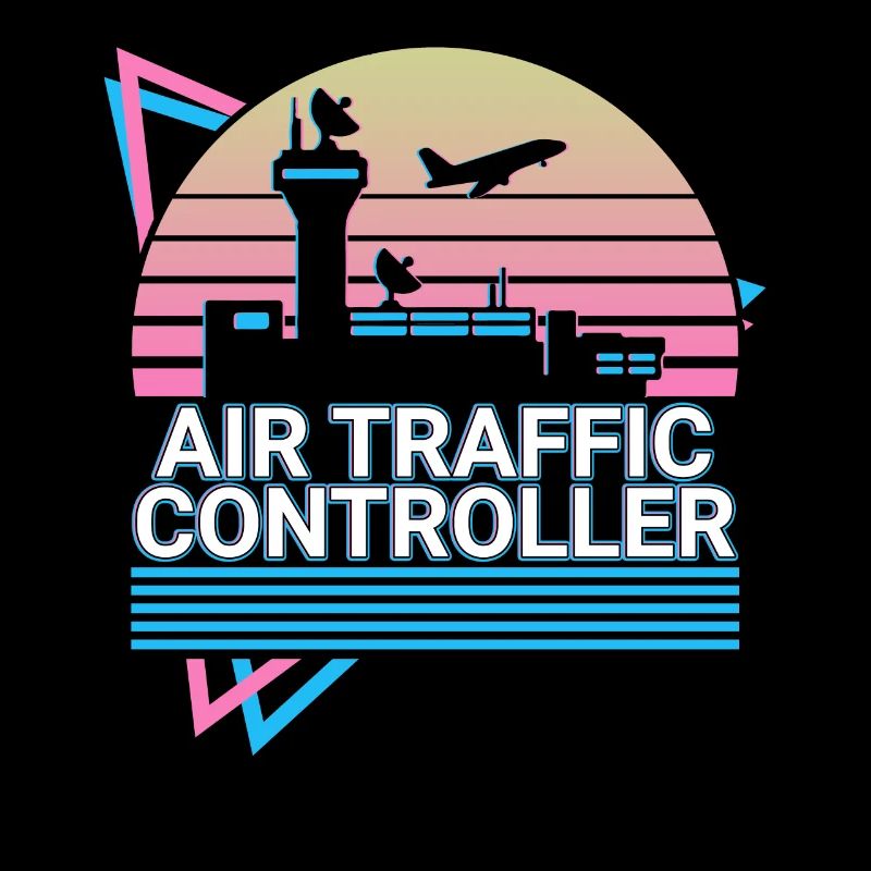 Contrôleur de la circulation aérienne ATC Flight Control Retro