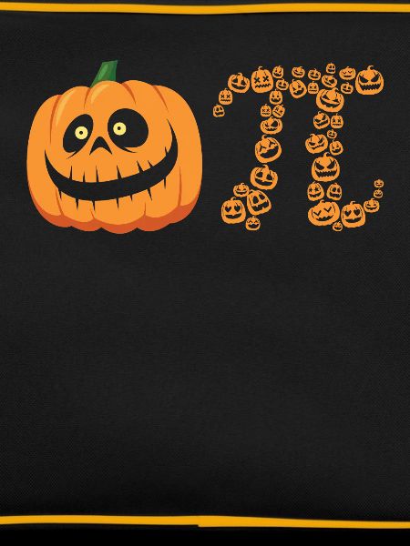 Pi-symbol Spooky Pumpkin Monsters