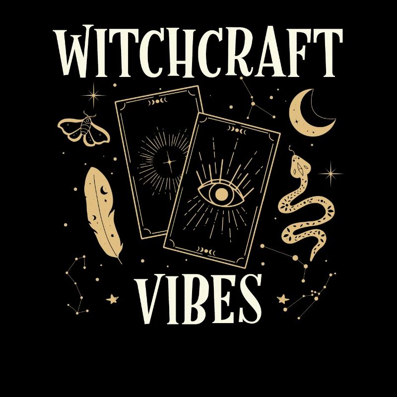 Witchcraft Vibes Spooky Sorcery Halloween Holiday