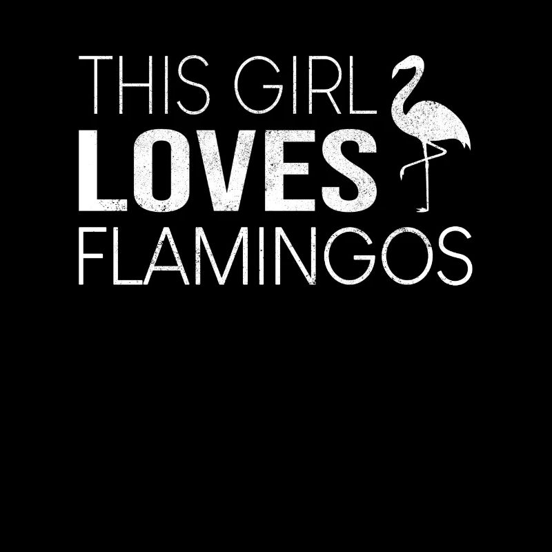 Mädchen Flamingo Spruch