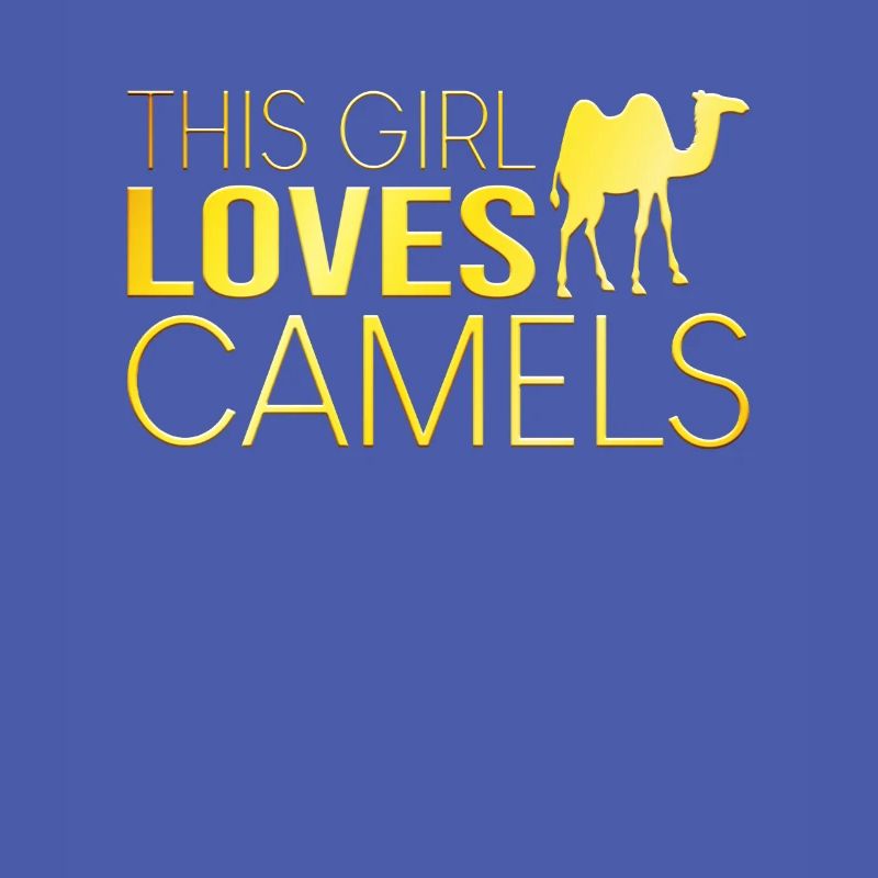 Mädchen Kamel Spruch