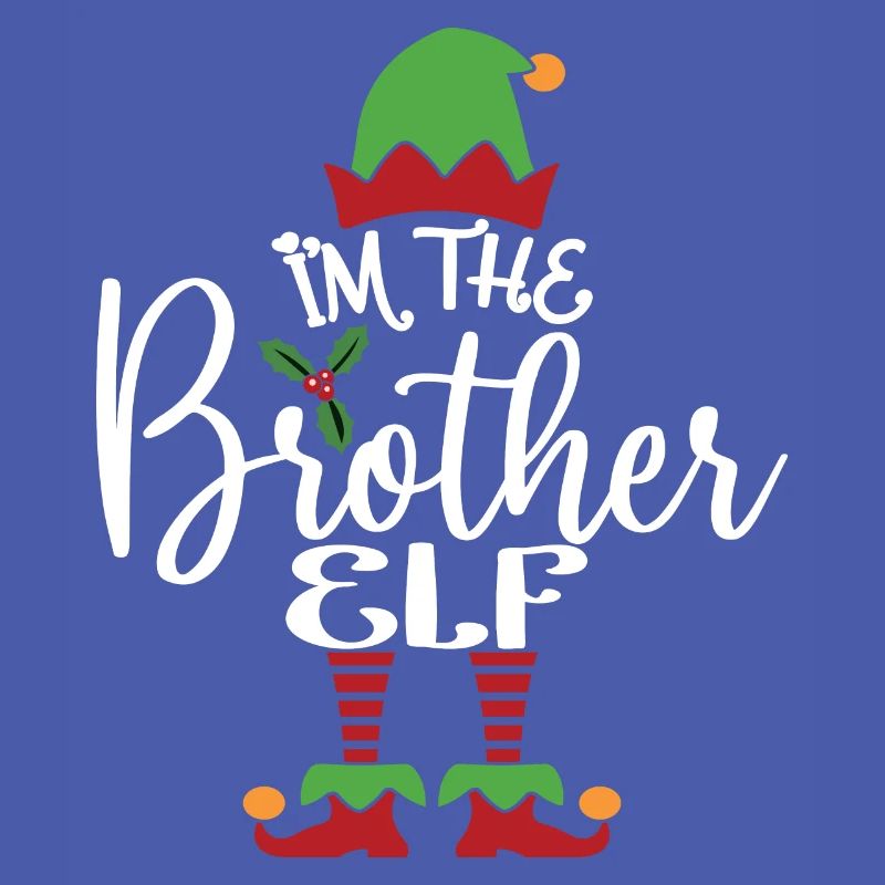 Bruder Elf süßes lustiges passendes Weihnachtskostüm