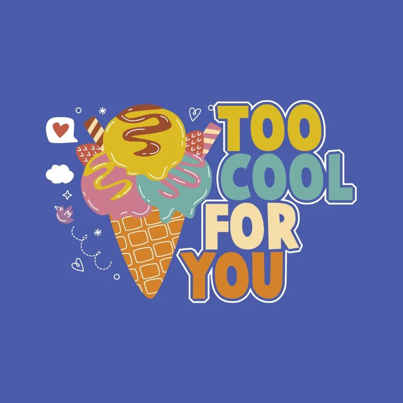 Eiscreme logo Sommer Softeis Geschenkidee