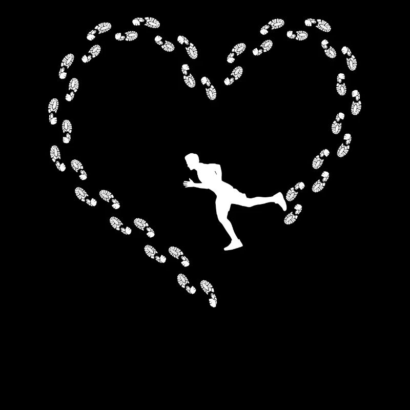 Running Runner Half Marathon Heart
