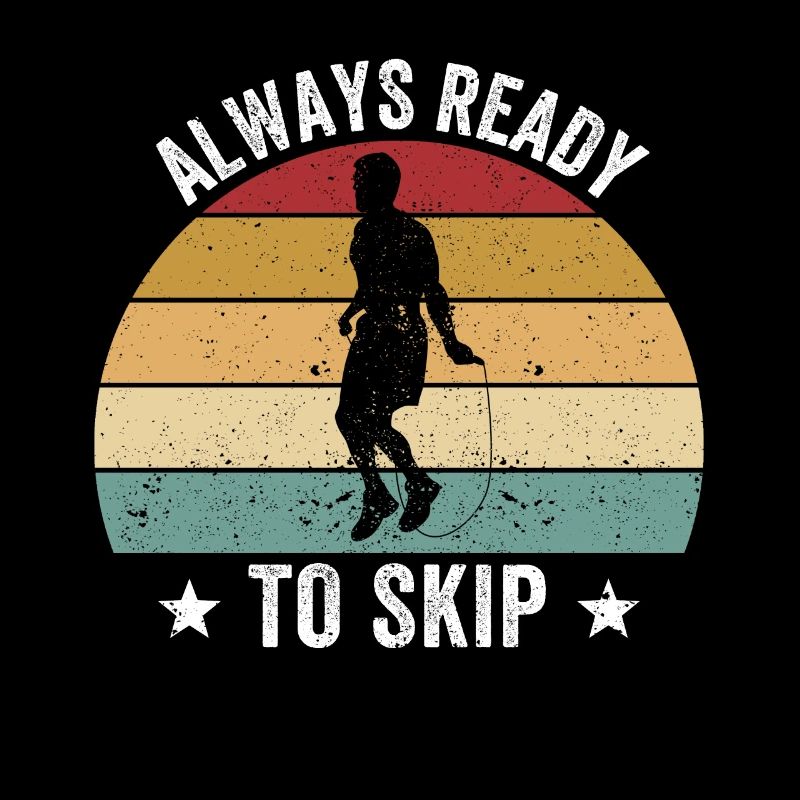 Funny skipping rope skipping rope always ready to spr
