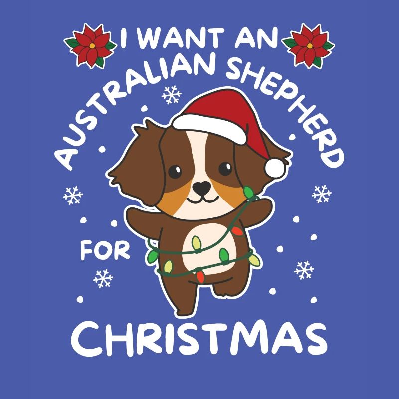 Ich will ein Australian Shepherd zu Weihnachten