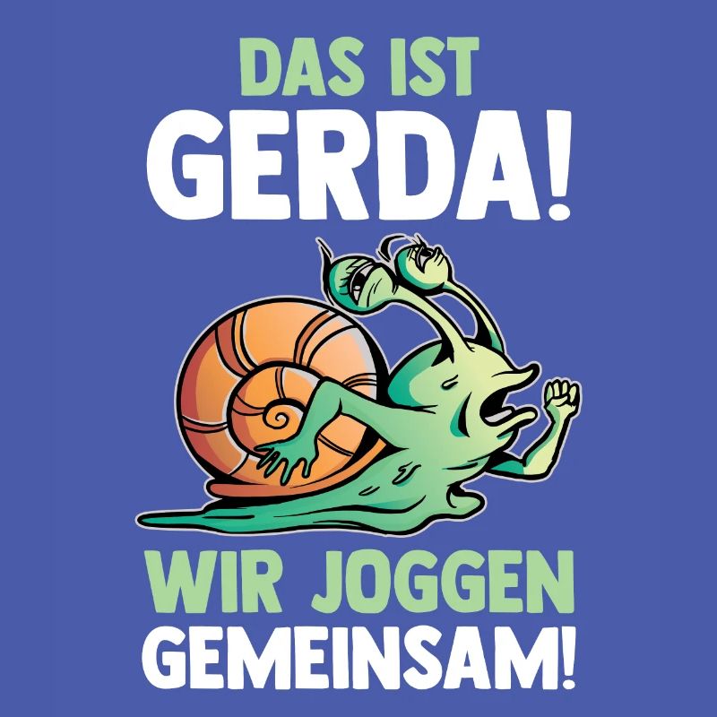 This is Gerda we jog together snail