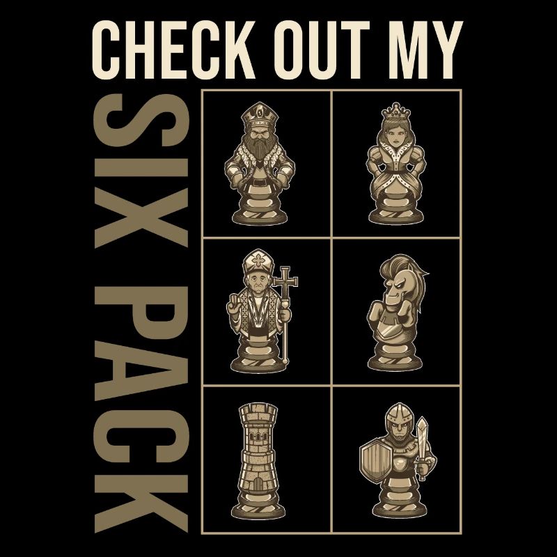 Check Out My Sixpack Funny Chess Player
