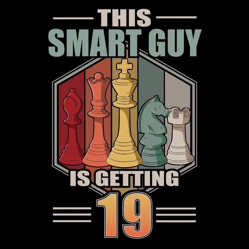 Smart Guy Is Getting 19 Retro Schach 19 Geburtstag