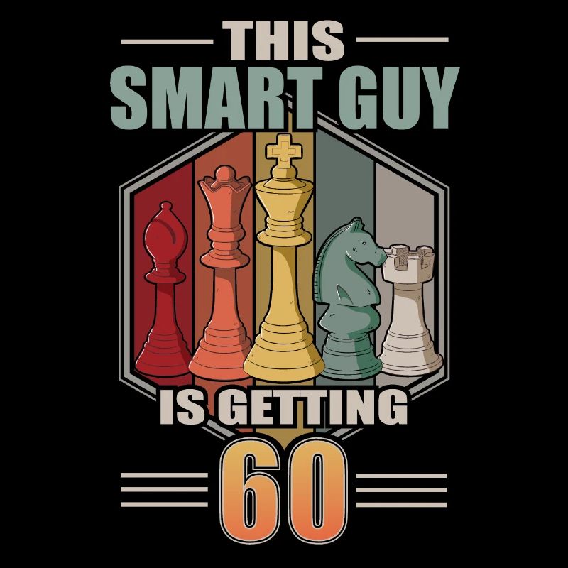 Smart Guy Is Getting 60 Retro Schach 60 Geburtstag