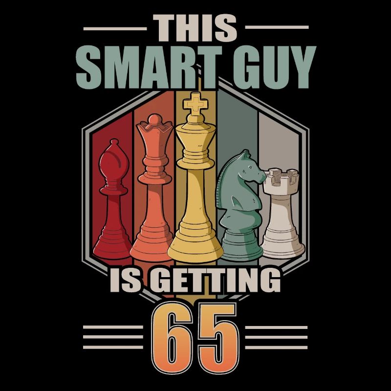 Smart Guy Is Getting 65 Retro Schach 65 Geburtstag