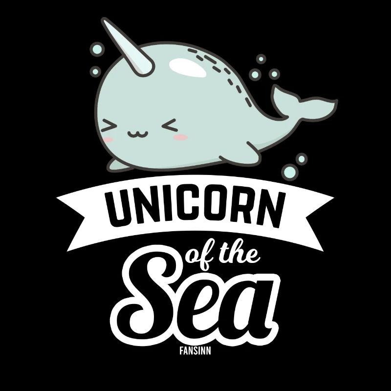 mignon bébé narval dans la mer