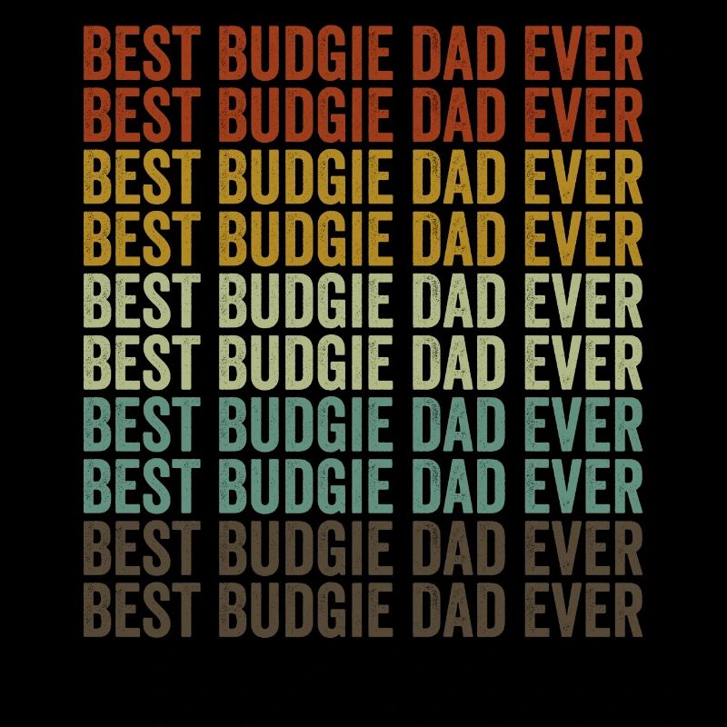 Meilleur père perruche de tous les temps Budgerigar Budgerigar G