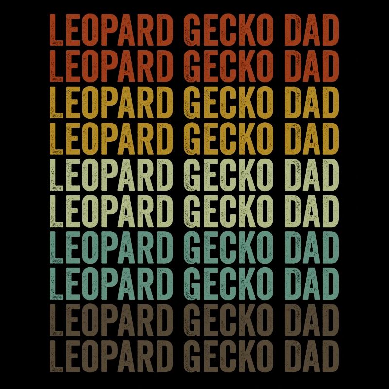 Leopard Gecko Dad Leopard Gecko Dad Reptil Gecko E