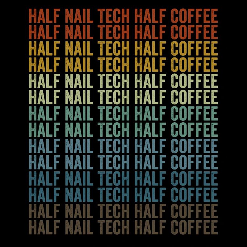 Halb Nageltechniker halb Kaffeenageltechnologe