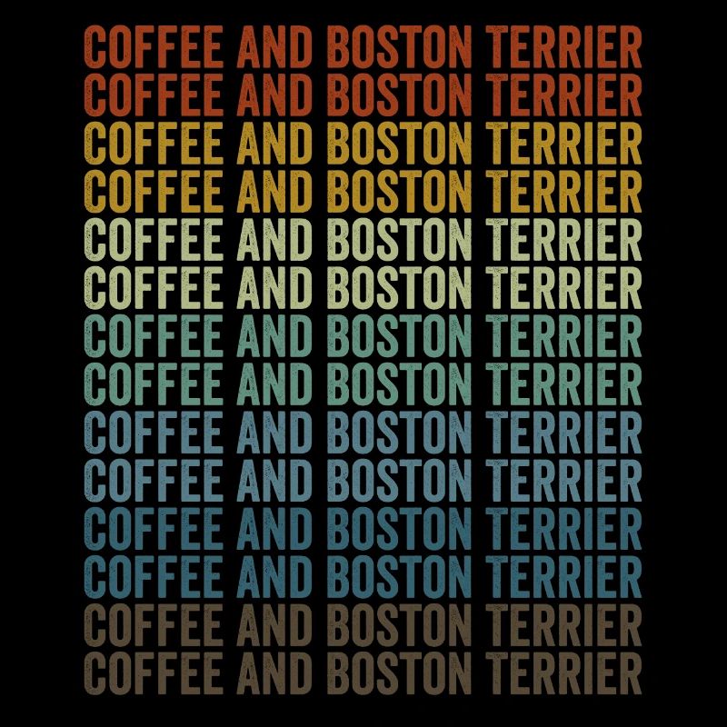 Kaffee und Boston Terrier Boston Terrier