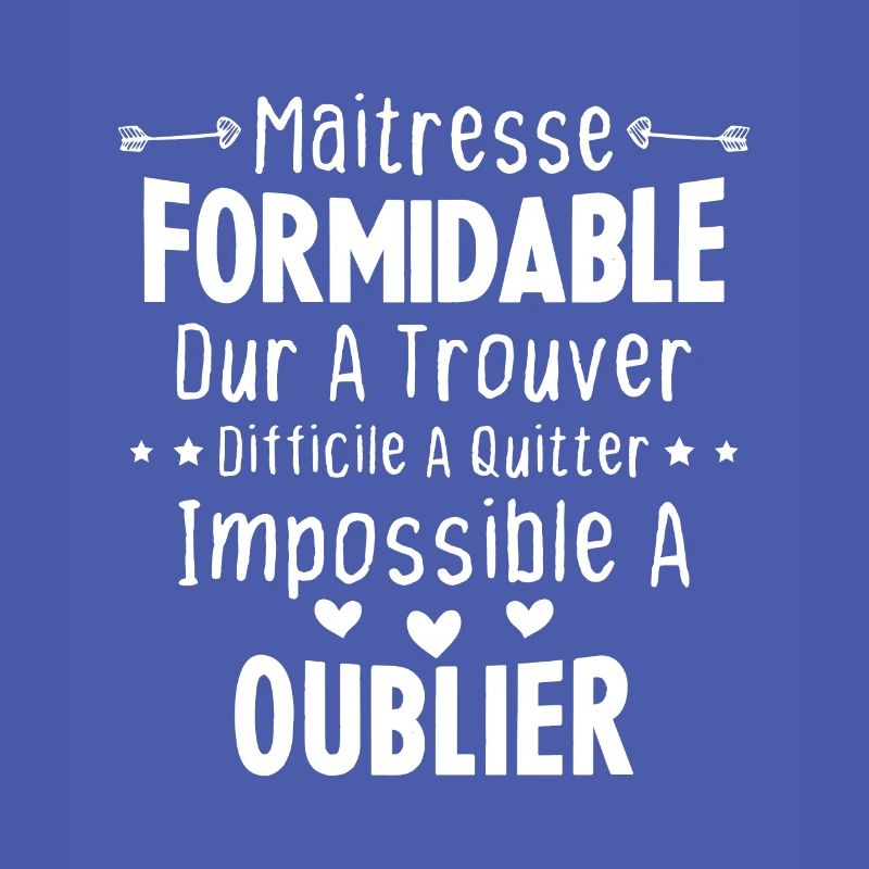 Maîtresse formidable cadeau Maîtresse d'école