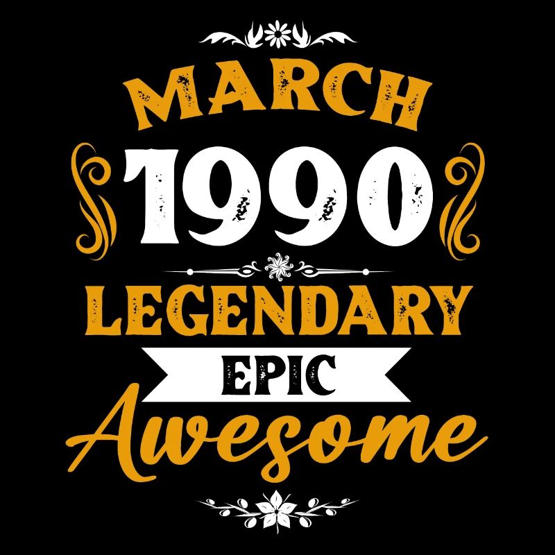 March 1990 Legends Birthday Gift