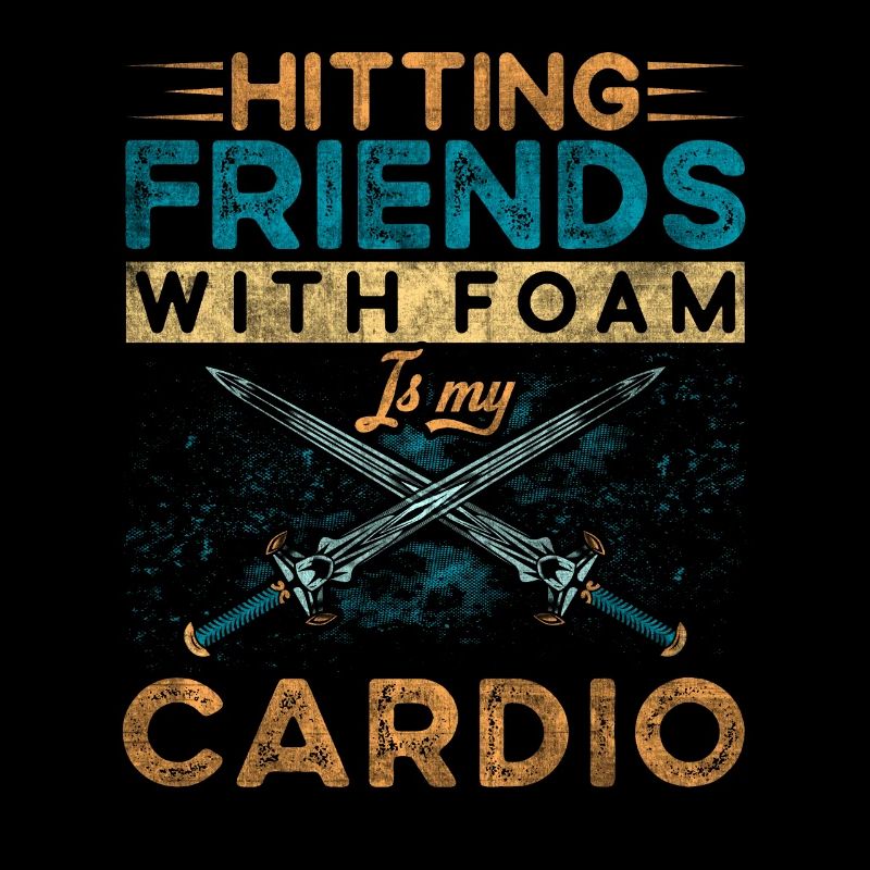 Frapper des amis avec de la mousse est mon Cardio RPG