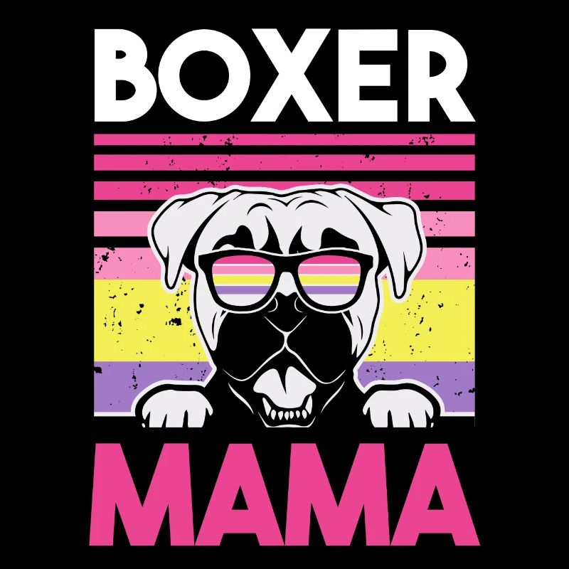 Hund Boxer Mama