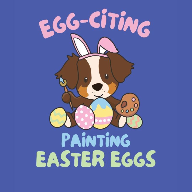 cute dogs at Easter Australian Shepherd