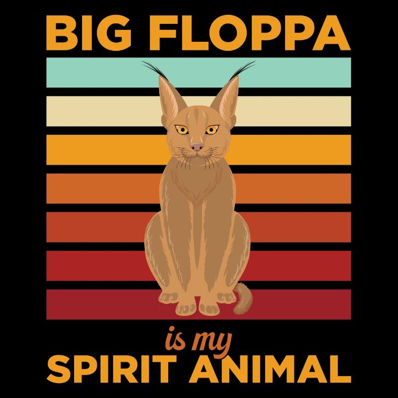 Großer Floppa Karakal Katze Meme