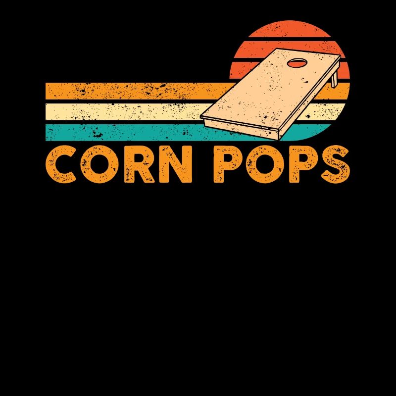 Funny Cornhole Corn Hole Retro