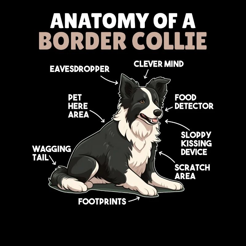 Explication du chien Anatomie d’un Border Collie
