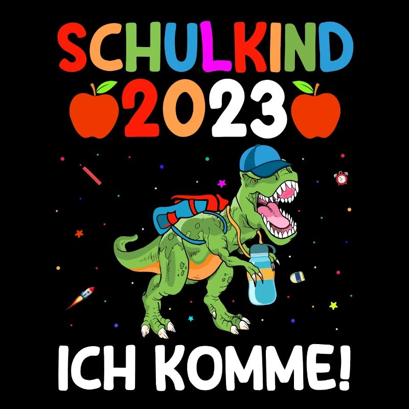 Schulkind 2023 Schulbeginn Dinosaurier Einschulung
