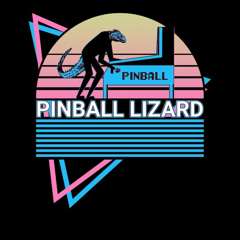 Flipper Eidechse Flipperautomat Retro