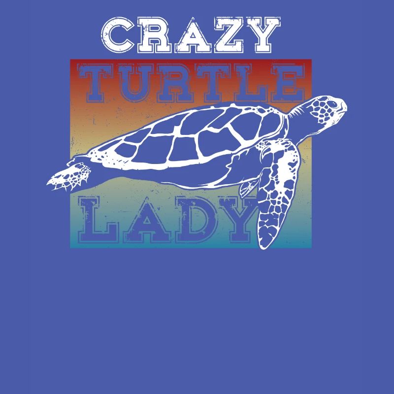 Sea Turtle Tortoise Crazy Turtle