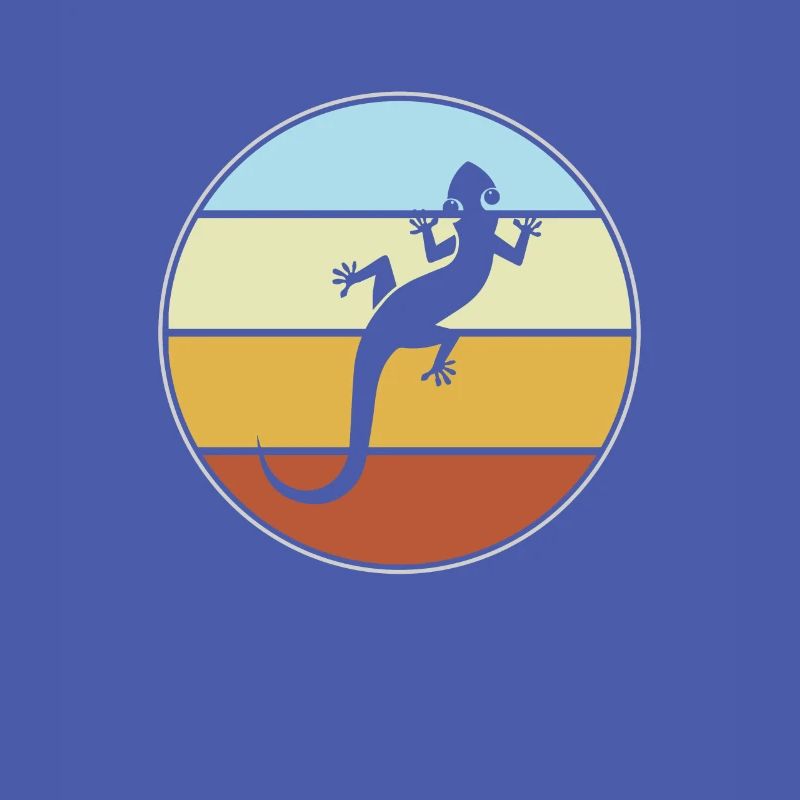 Eidechse Retro