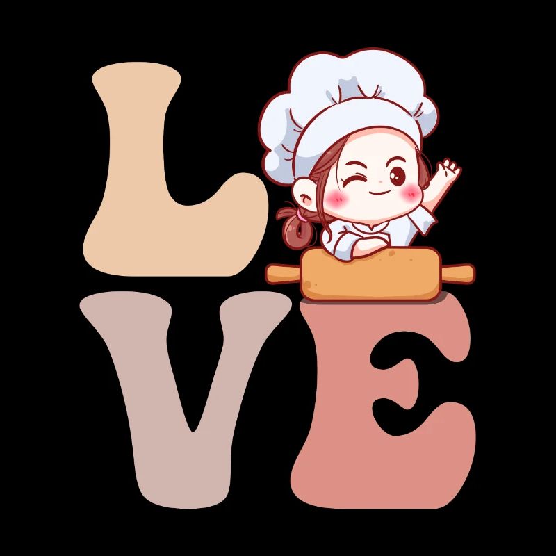 Bread baker Baking bread