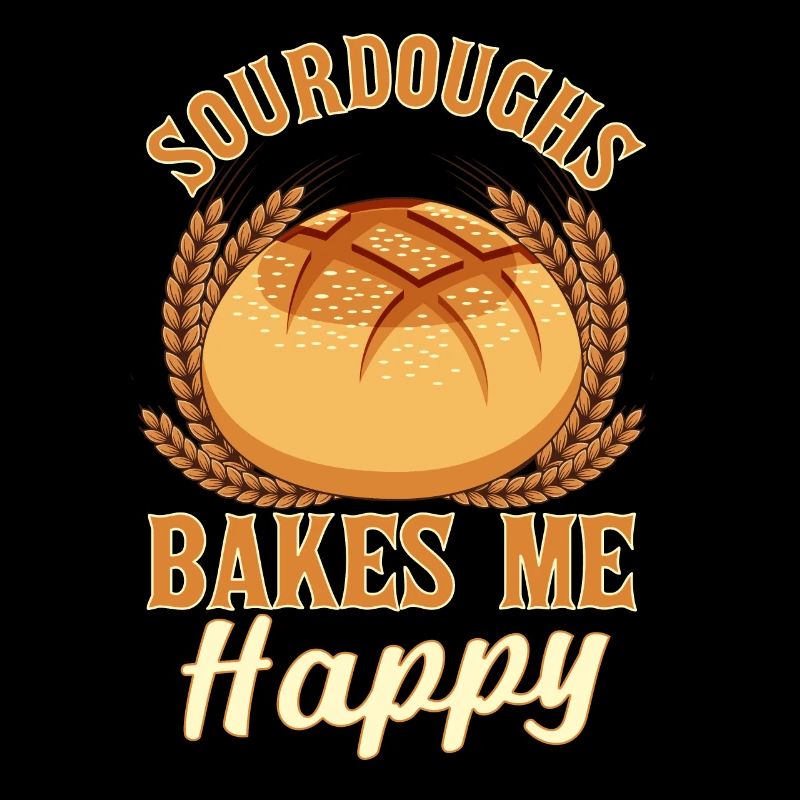 Funny bread baking baker