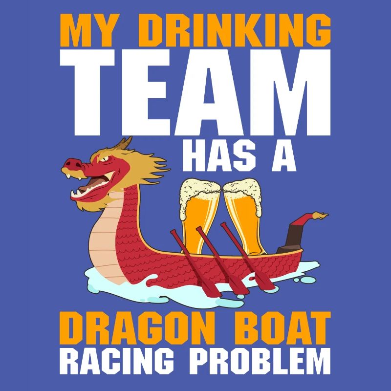 Lustiges Trinker-Team Drachenbootrennen Problem