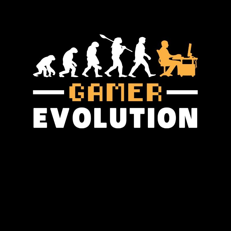 Gamer Evolution Vintage Gift